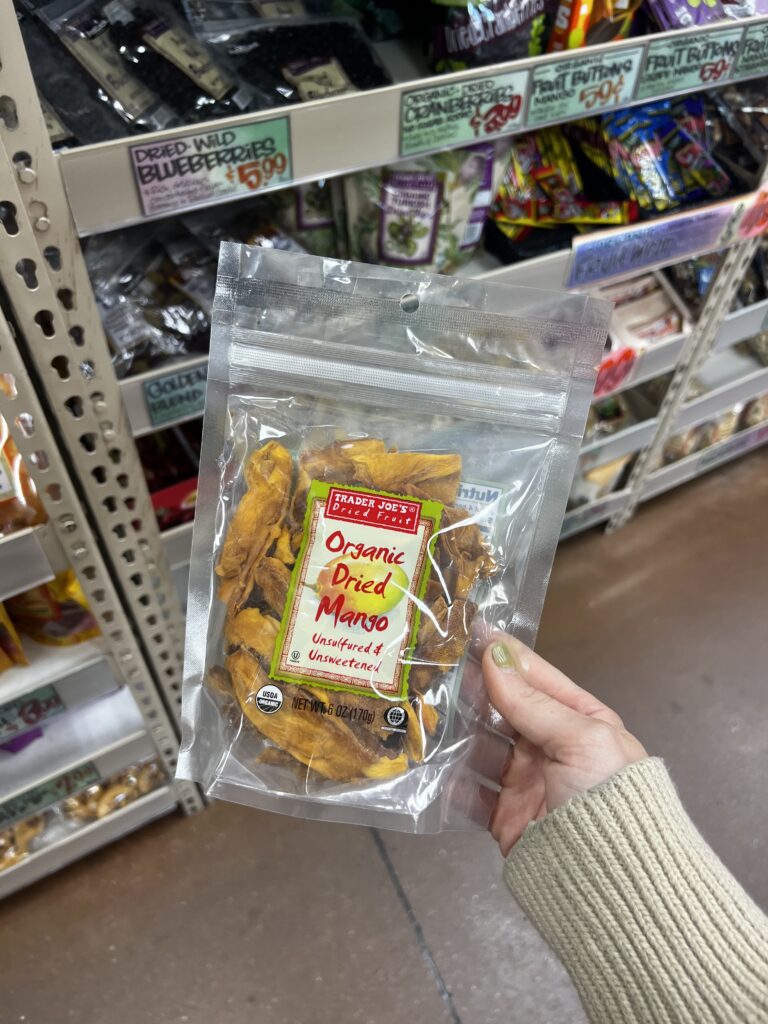 image of dried mango from trader joes 