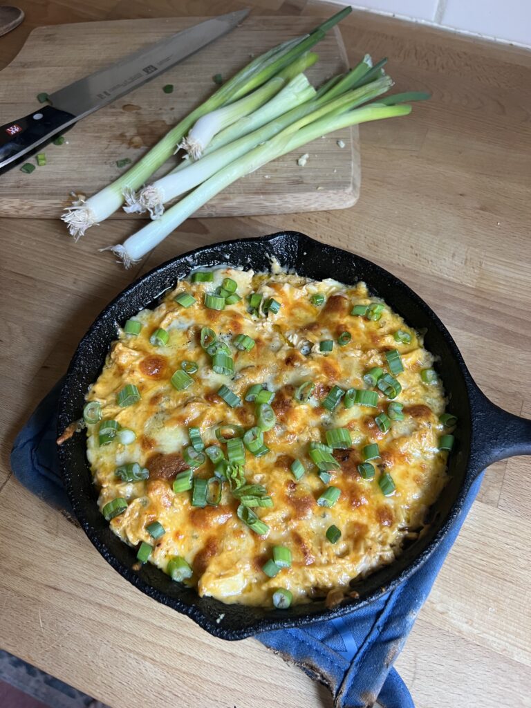 buffalo chicken dip from above