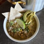 verde chicken chili from above